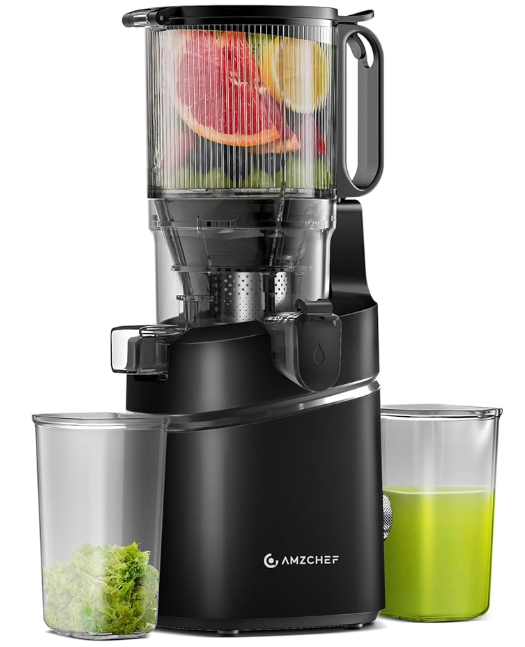 AMZCHEF Self-Feeding Cold Press Juicer
