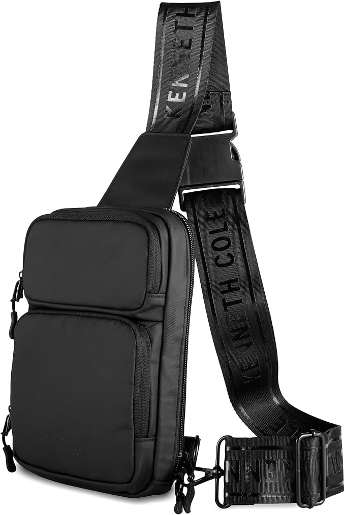 Kenneth Cole REACTION Ryder Coated Polyester Tech Crossbody