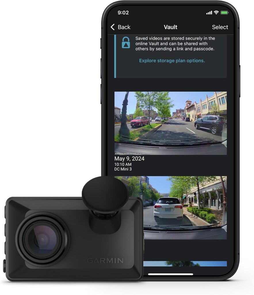 Garmin Dash Cam 67W Wide 140° Viewing Angle