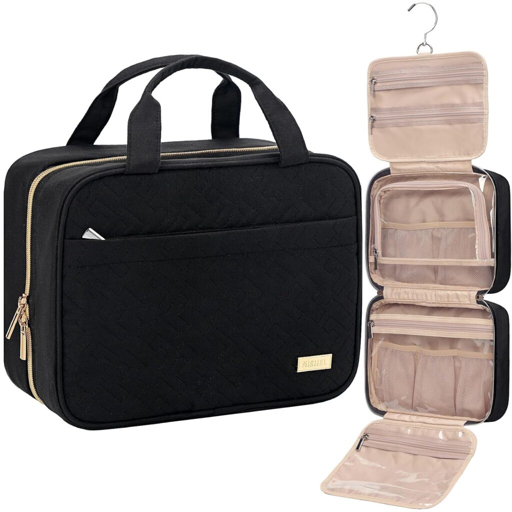 NISHEL Full-Sized Hanging Toiletry Bag