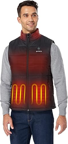 ORORO Men’s Lightweight Heated Vest