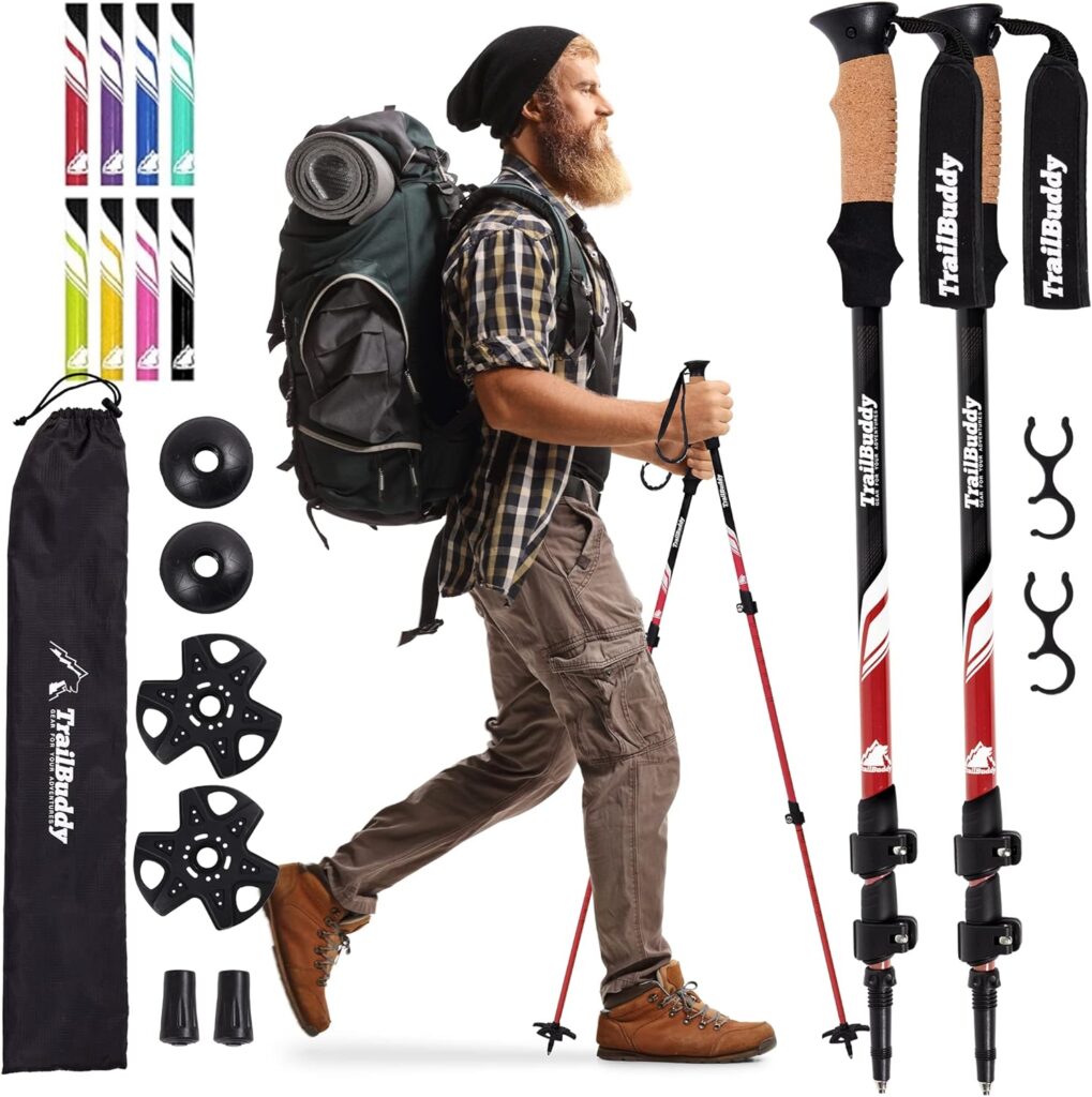 TrailBuddy Walking Poles – Lightweight & Adjustable